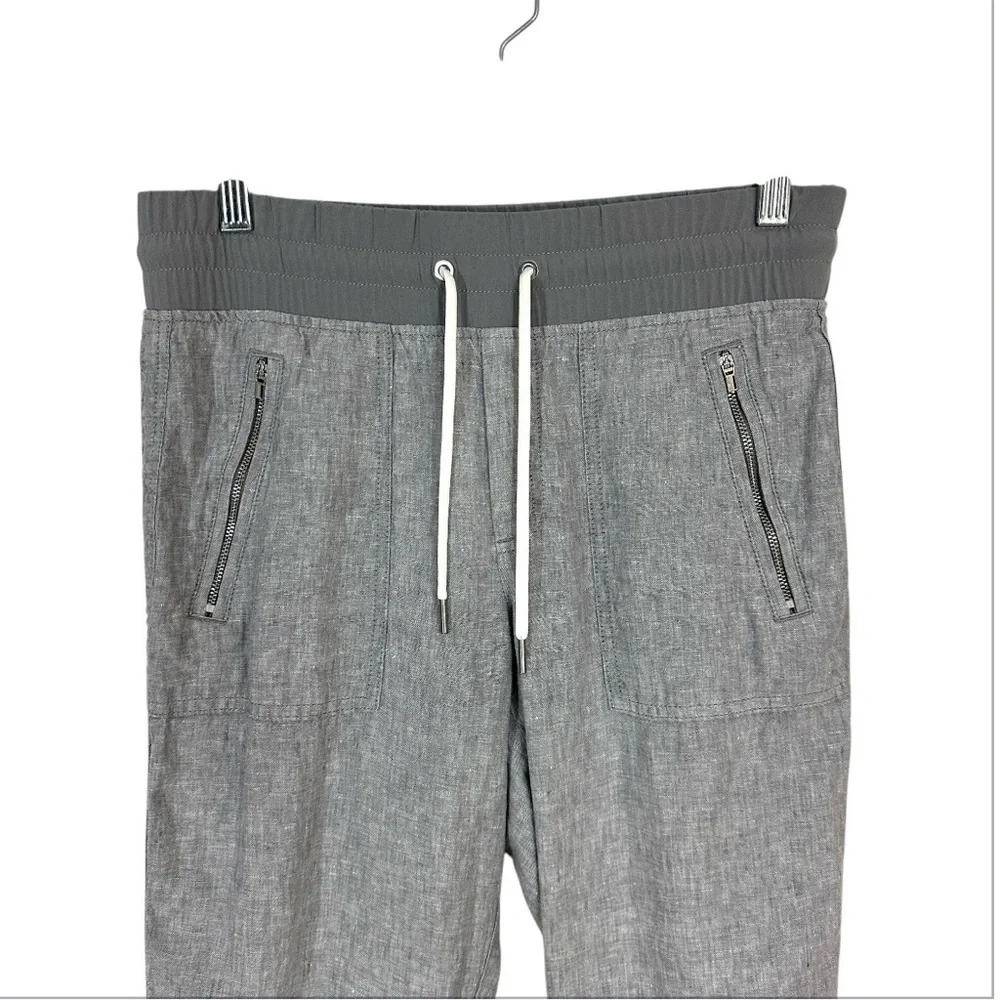 Athleta Gray Cabo Linen Jogger - Picture 3 of 9